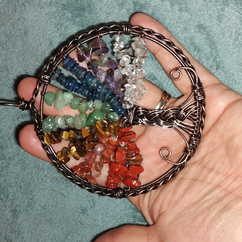 Chakra rainbow tree of life sun catcher - Picture 3 of 3